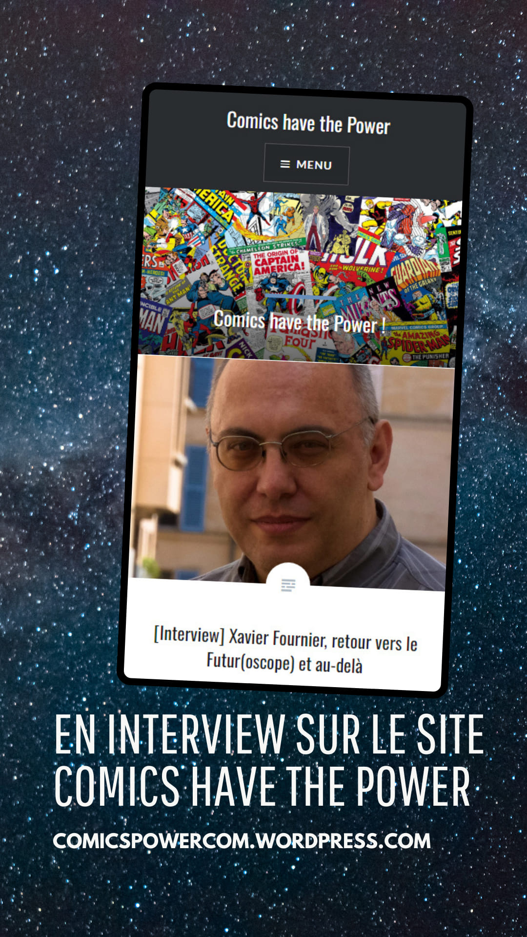 Interview avec le site Comics Have The Power (17/12/23)