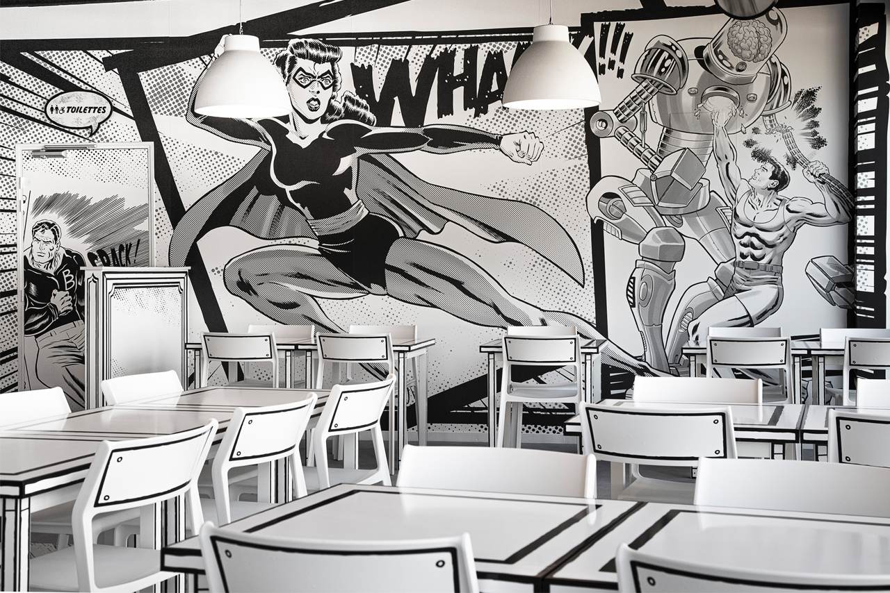 Futuroscope : les super-héros au restau