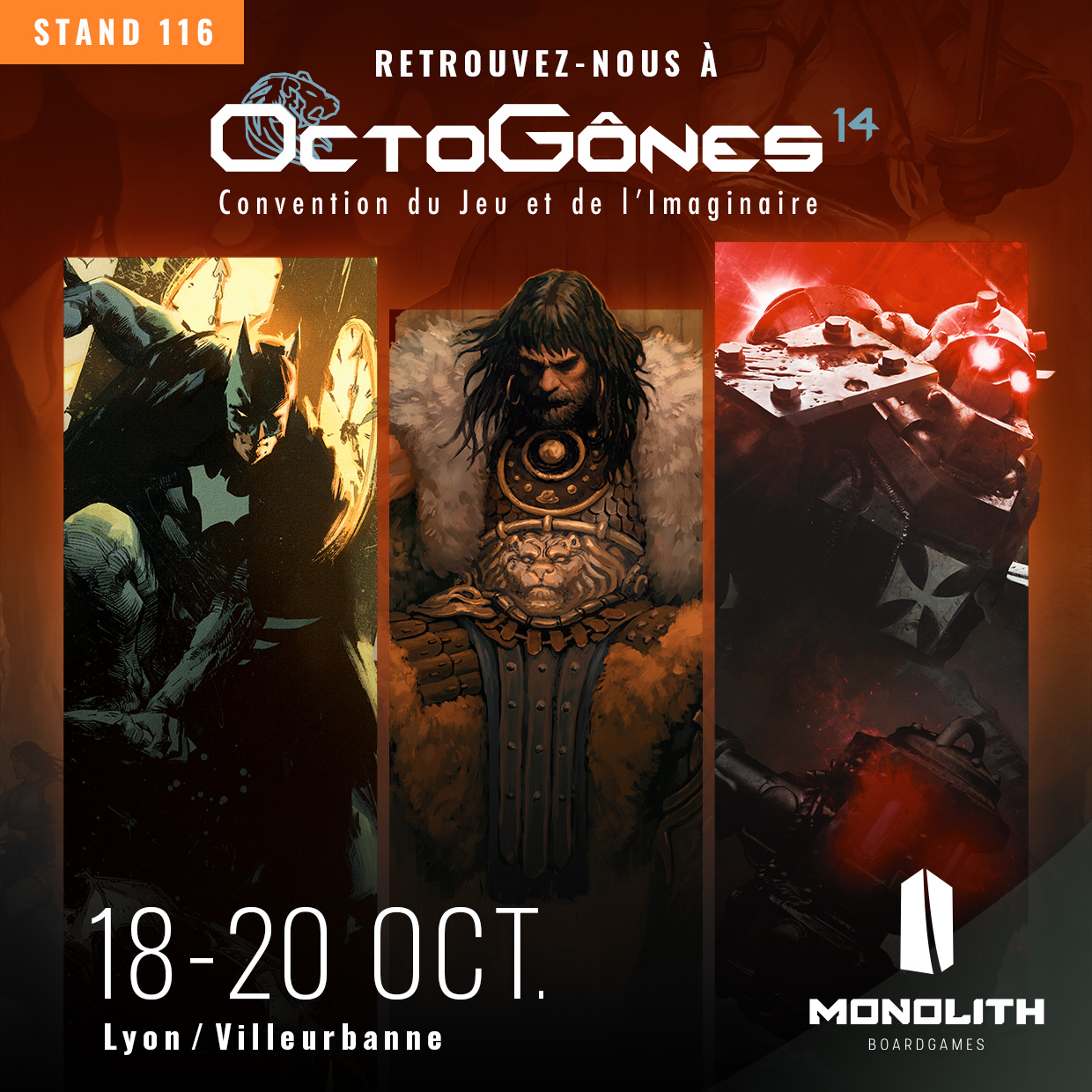 En dédicace au salon Octogones (Lyon/Villeurbanne) ce samedi 19/10/24