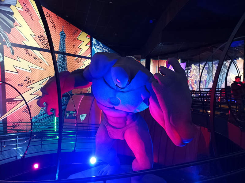 Les super-héros français au Futuroscope