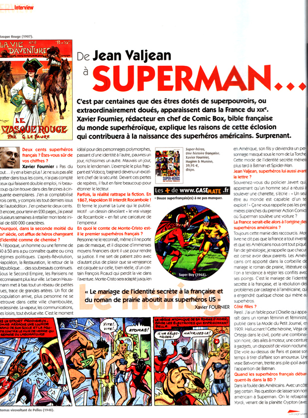 Interview dans Casemate n°77 (Janvier/Février 2015)