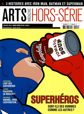Les super-héros français dans Arts Magazine Hors-Série #3