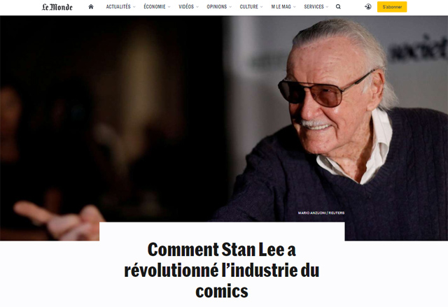 Interview dans le Monde (13/11/2018)