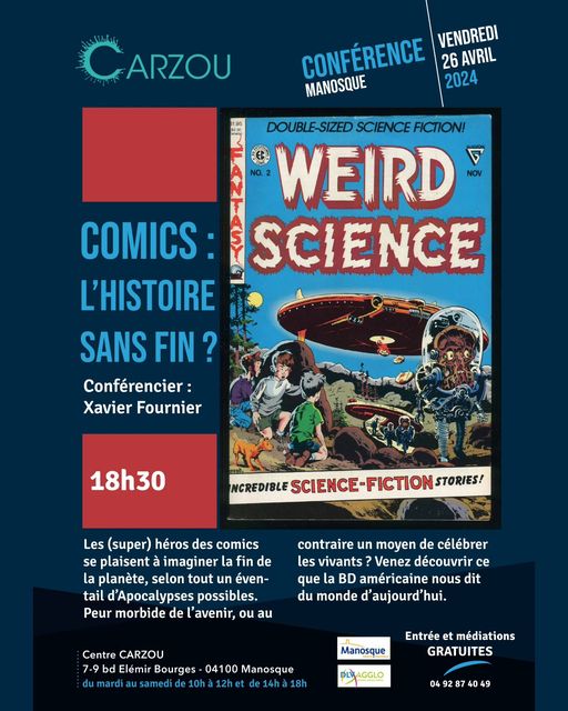 Conférence Comics : l’Histoire sans fin (Manosque, 26/04/2024)