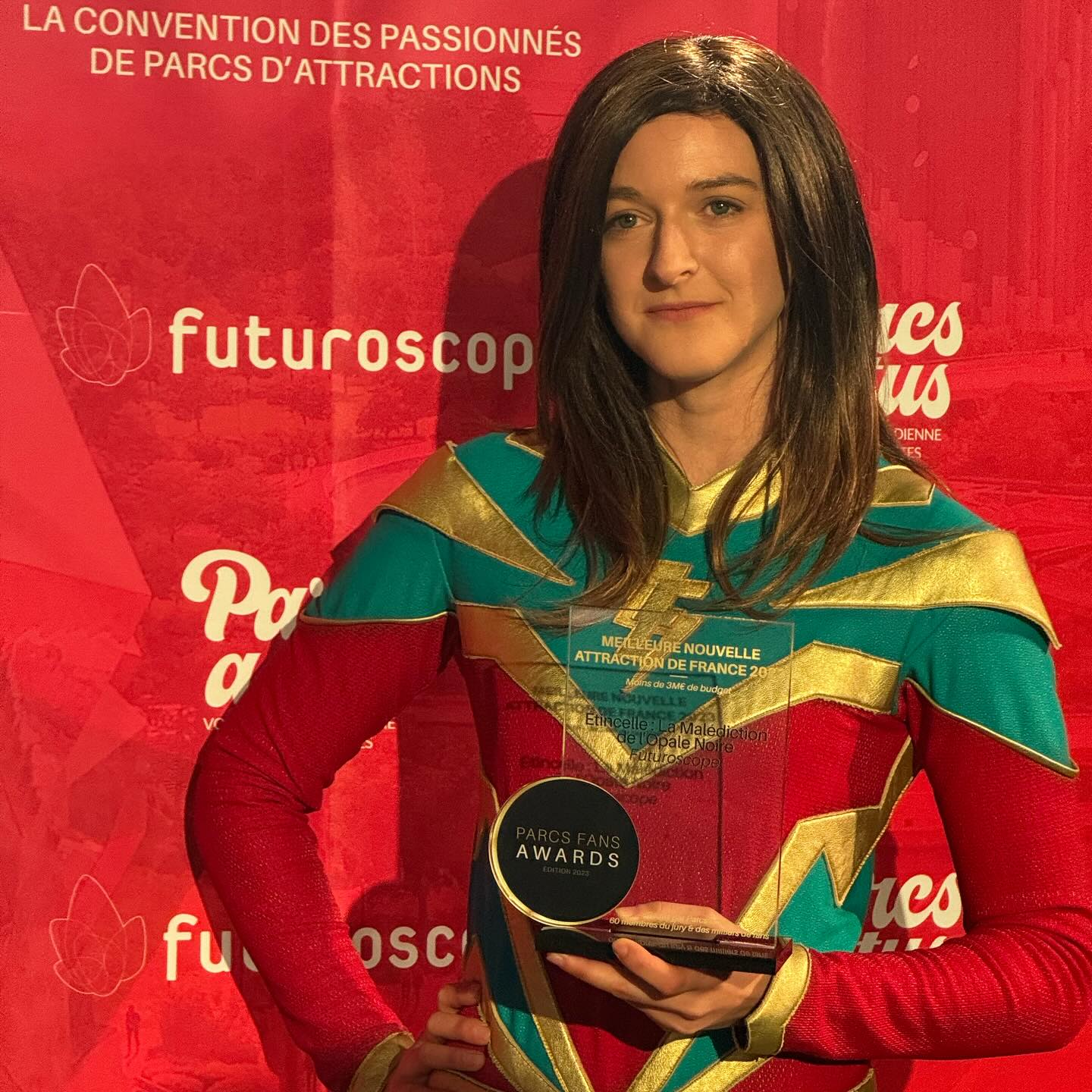 Etincelle « meilleure nouvelle attraction de l’année » aux Parcs Fans Awards 2023