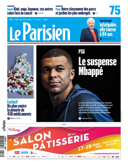 Interview dans Le Parisien (14/06/2023)