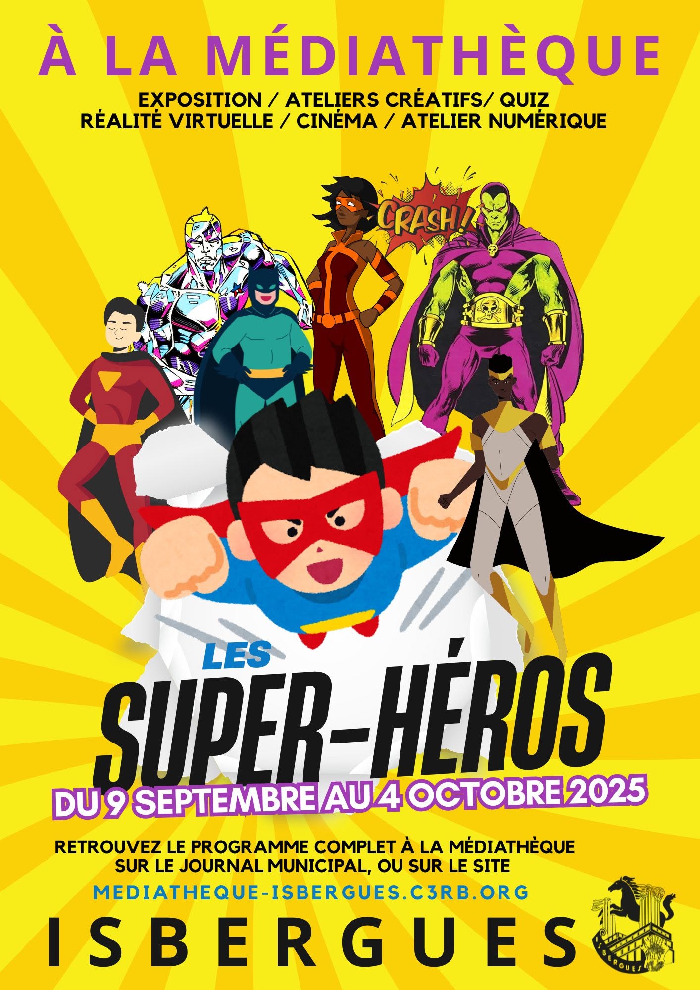 Exposition Super-Héros à Isbergues (Pas-de-Calais)